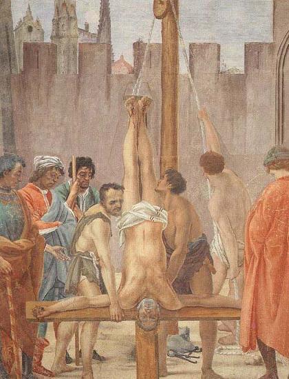 Fra Filippo Lippi Disputation with Simon Magus and Crucifixion of Peter